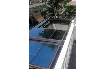【鋒登陽(yáng)光房】太原大都會(huì)東區(qū)安裝陽(yáng)光房及電動(dòng)平移天窗